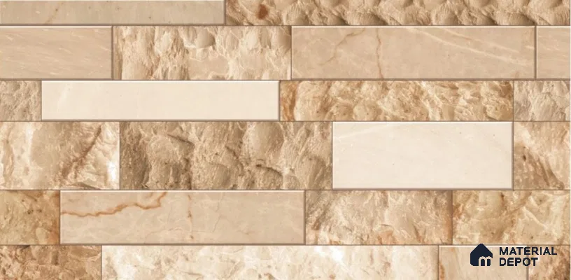 TL 01692 Sandy Beige 2 ft x 1 ft Matte Finish Ceramic Elevation Wall Tile - 9 mm