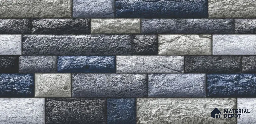 TL 01695 Sapphire Blue 2 ft x 1 ft Matte Finish Ceramic Elevation Wall Tile - 9 mm