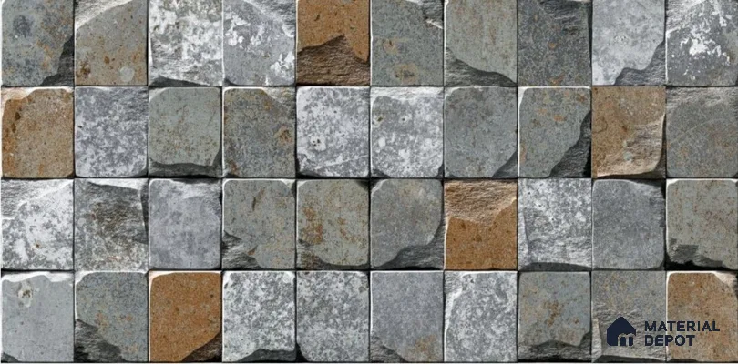 TL 01698 Ash Grey 2 ft x 1 ft Matte Finish Ceramic Elevation Wall Tile - 9 mm