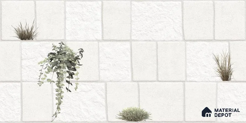 TL 01750 Ice White 2 ft x 1 ft Matte Finish Ceramic Elevation Wall Tile - 10 mm (Sample)
