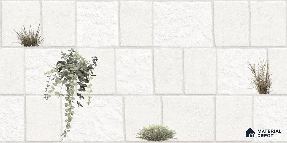 TL 01750 Ice White 2 ft x 1 ft Matte Finish Ceramic Elevation Wall Tile - 10 mm