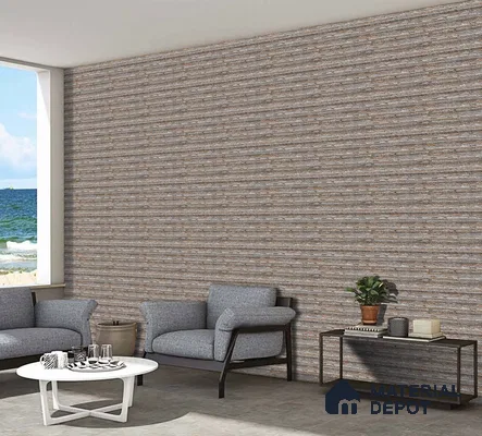 TL 01751 Oragnic Brown 2 ft x 1 ft Matte Finish Ceramic Elevation Wall Tile - 10 mm