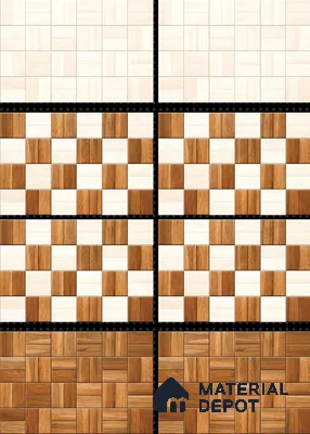 Faux Subway Wall Tile TL 01612 C Light Cashmere Cream 18 x 12 inch Glossy Finish Ceramic Tile - 6 mm