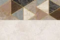 TL 01614 B Highlighter Ice White & Grey 18 x 12 inch Glossy Finish Ceramic Wall Tile - 6 mm | Image 01