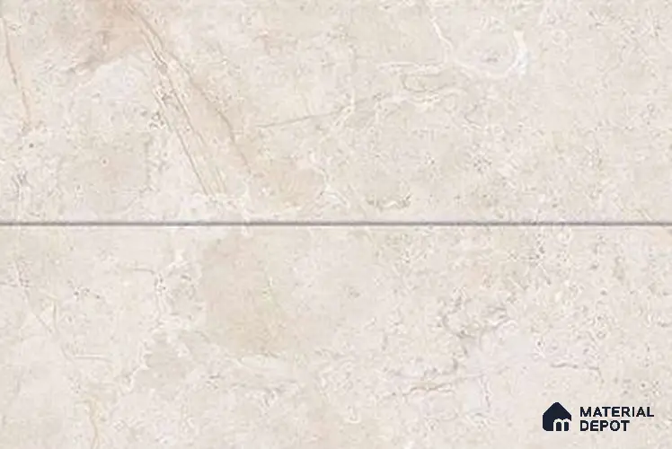TL 01614 A Light Marshmallow Cream 18 x 12 inch Glossy Finish Ceramic Wall Tile - 6 mm