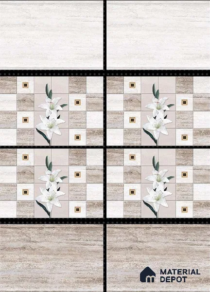 TL 01622 D Sandy Beige 12 x 12 inch Matte Finish Anti Skid Ceramic Floor Tile - 6 mm