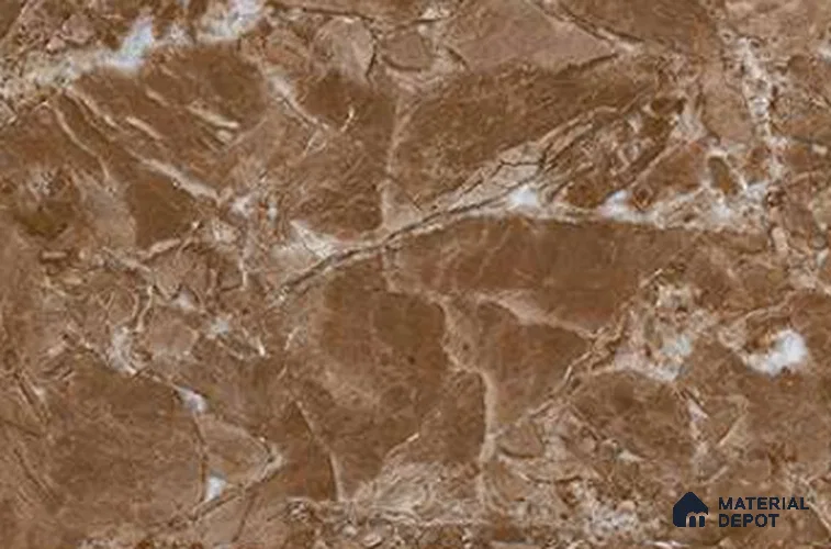 TL 01623 D Chocolate Brown 12 x 12 inch Matte Finish Anti Skid Ceramic Floor Tile - 6 mm