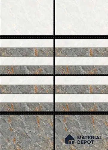 TL 01625 D Slate Grey 12 x 12 inch Matte Finish Anti Skid Ceramic Floor Tile - 6 mm