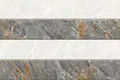TL 01625 B Highlighter White & Stone Grey 18 x 12 inch Glossy Finish Ceramic Wall Tile - 6 mm | Image 01