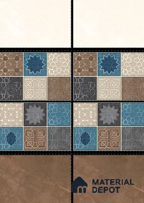 TL 01629 D Marrone Brown 12 x 12 inch Matte Finish Anti Skid Ceramic Floor Tile - 6 mm