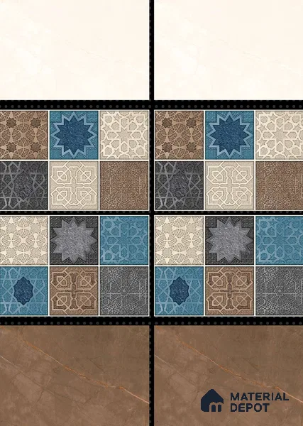 TL 01629 D Marrone Brown 12 x 12 inch Matte Finish Anti Skid Ceramic Floor Tile - 6 mm
