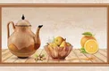 TL 01653 B Highlighter 1 Beige & Yellow 18 x 12 inch Glossy Finish Ceramic Wall Tile - 6 mm | Image 01