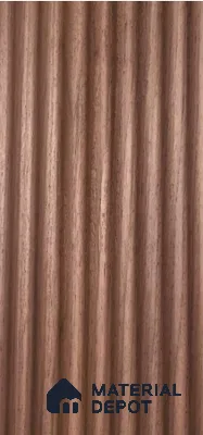 Brown Wooden Louver PN 04332 B 8 ft x 5.6 inch Solid Wood Panel - 6.5 mm | Suitable for Feature Wall, TV Unit & Living Room | Width is Subjected to 5% Variation