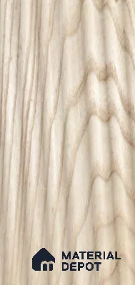 Brown Wooden Louver White Ash Wide Flutes 8 ft x 5.6 inch Solid Wood Panel - 4.5 mm | Suitable for Feature Wall, TV Unit & Living Room | Width is Subjected to 5% Variation
