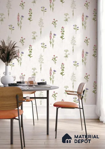 81399-1 | 5 Meter x 42 Inch  Florals Look Wallpaper - 57 Sq. Ft.