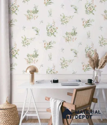 81403-1 | 5 Meter x 42 Inch  Florals Look Wallpaper - 57 Sq. Ft.