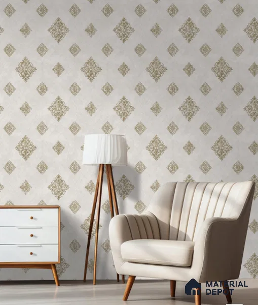 657 | 9.5 Meter x 21 Inch Patterned Look Wallpaper - 55 Sq. Ft.
