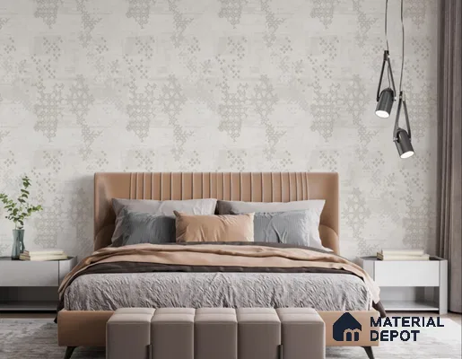 667 | 9.5 Meter x 21 Inch  Patterned Look Wallpaper - 55 Sq. Ft.
