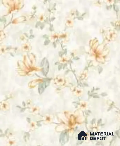 WK160-14 | 10 Meter x 21 Inches Florals Look Wallpaper - 57.41 Sq. Ft.