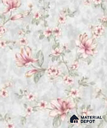 WK160-15 | 10 Meter x 21 Inches Florals Look Wallpaper - 57.41 Sq. Ft.