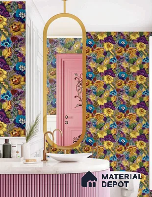 13362 | 10 Meter x 21 Inch  Florals Look Wallpaper - 57 Sq. Ft.