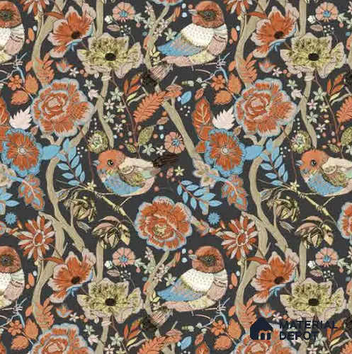 8014 | 10 Meter x 21 Inches Chinoserie Look Wallpaper - 57.41 Sq. Ft.