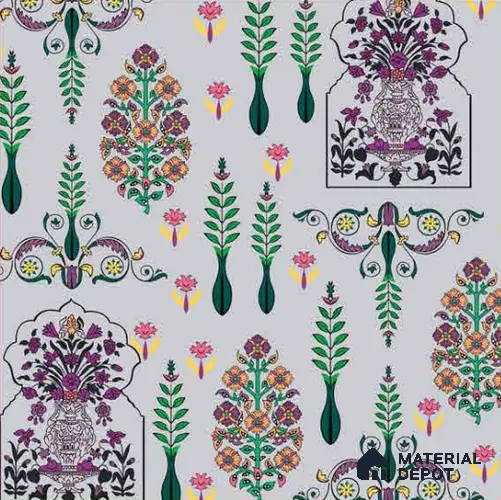 8019 | 10 Meter x 21 Inches Indian Look Wallpaper - 57.41 Sq. Ft.