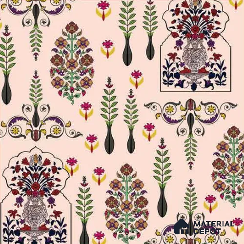8021 | 10 Meter x 21 Inches Indian Look Wallpaper - 57.41 Sq. Ft.