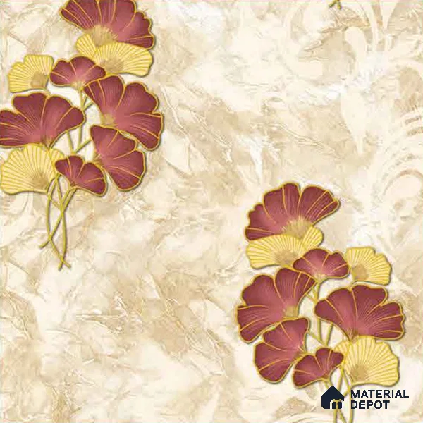 8023 | 10 Meter x 21 Inches Florals Look Wallpaper - 57.41 Sq. Ft.
