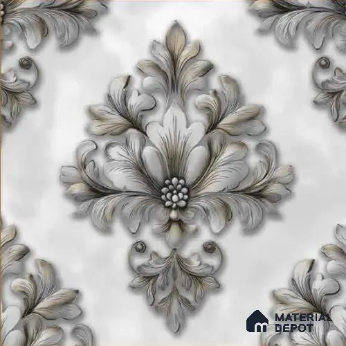 8030 | 10 Meter x 21 Inches Florals Look Wallpaper - 57.41 Sq. Ft.