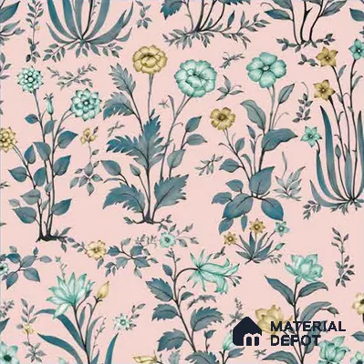 8040 | 10 Meter x 21 Inches Florals Look Wallpaper - 57.41 Sq. Ft.