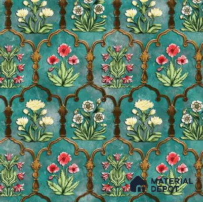 8052 | 10 Meter x 21 Inches Florals Look Wallpaper - 57.41 Sq. Ft.