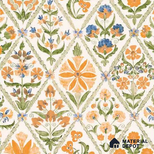 8064 | 10 Meter x 21 Inches Patterned Look Wallpaper - 57.41 Sq. Ft.