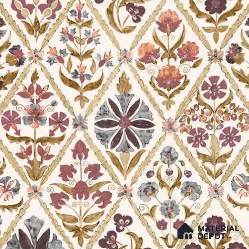 8065 | 10 Meter x 21 Inches Patterned Look Wallpaper - 57.41 Sq. Ft.