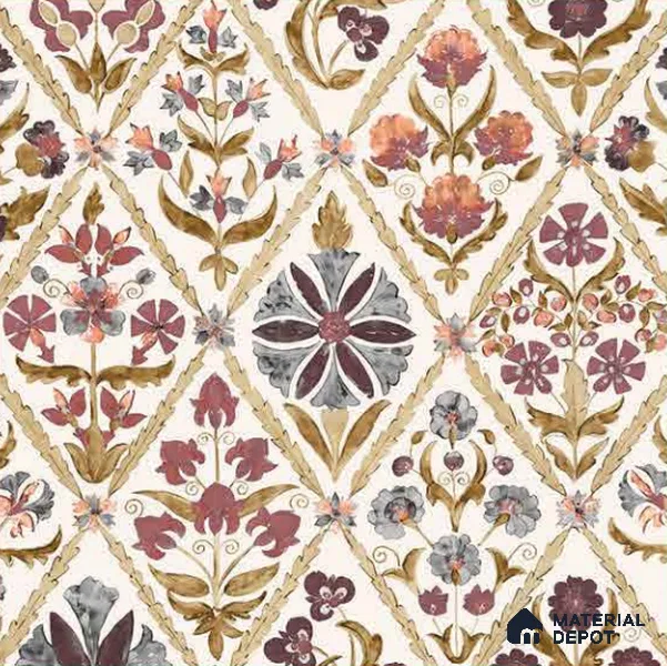 8065 | 10 Meter x 21 Inches Patterned Look Wallpaper - 57.41 Sq. Ft.