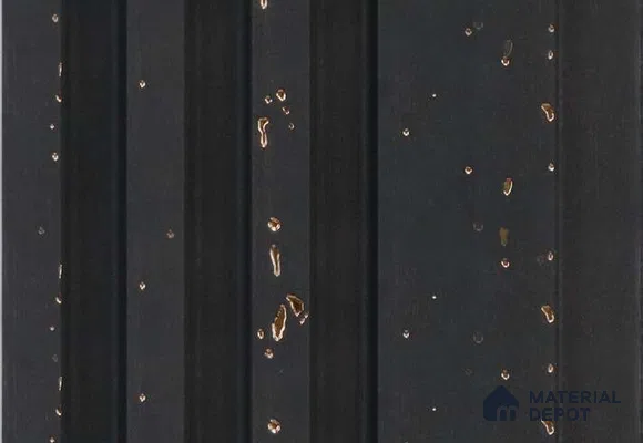 Black Marble Louver MRL 151 9.5 ft x 4.7 inch Charcoal Panel - 12 mm | Suitable for Feature Wall, TV Unit & Living Room | Width is Subjected to 5% Variation