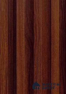 Brown Wooden Louver PN 06128 9.6 ft x 6.6 inch WPC Panel - 20 mm | Suitable for Feature Wall, TV Unit & Living Room | Width is Subjected to 5% Variation