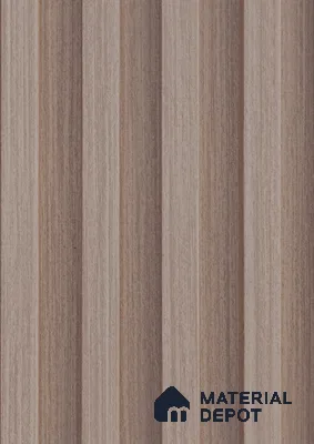 Cream Wooden Louver PN 06130 9.6 ft x 6.6 inch WPC Panel - 20 mm | Suitable for Feature Wall, TV Unit & Living Room | Width is Subjected to 5% Variation