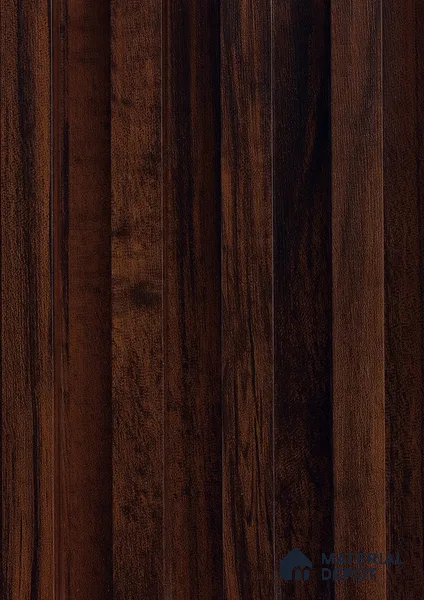 Brown Wooden Louver PN 06136 9.6 ft x 6.6 inch WPC Panel - 20 mm | Suitable for Feature Wall, TV Unit & Living Room | Width is Subjected to 5% Variation