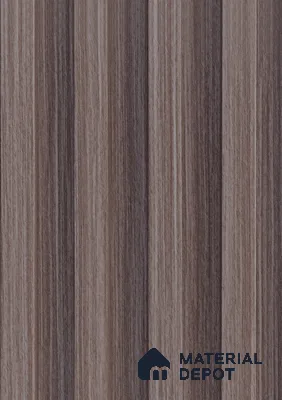 Brown Plain Colour Look PVC Louver/Panel | 10 ft x 1 ft | 10 - mm | PN 07866