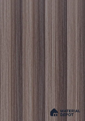 Brown Wooden Louver PN 06138 9.6 ft x 6.6 inch WPC Panel - 20 mm | Suitable for Feature Wall, TV Unit & Living Room | Width is Subjected to 5% Variation