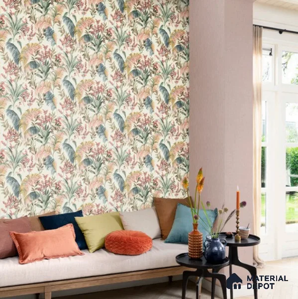 481952 | 10 Meter x 21 Inch Florals Look Wallpaper - 57 Sq. Ft.