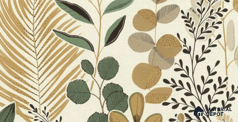 465334 | 10 Meter x 21 Inch  Florals Look Wallpaper - 57 Sq. Ft.
