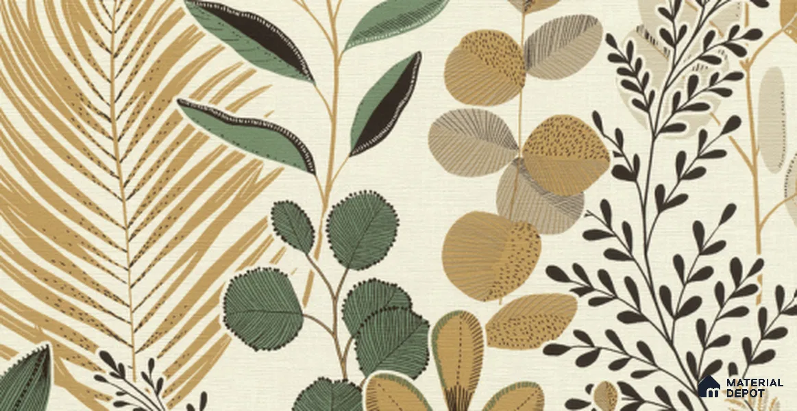 465334 | 10 Meter x 21 Inch  Florals Look Wallpaper - 57 Sq. Ft.