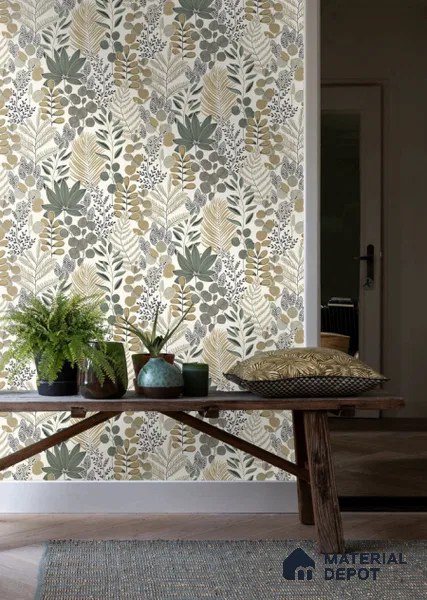 465334 | 10 Meter x 21 Inch  Florals Look Wallpaper - 57 Sq. Ft.