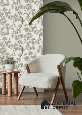866902 | 10 Meter x 21 Inch  Florals Look Wallpaper - 57 Sq. Ft.