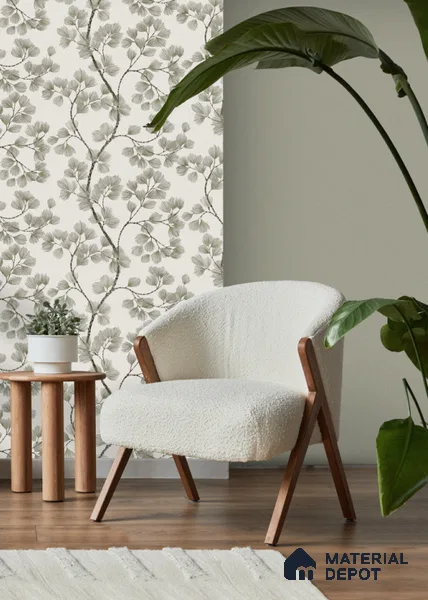 866902 | 10 Meter x 21 Inch  Florals Look Wallpaper - 57 Sq. Ft.