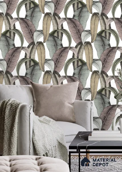 867961 | 10 Meter x 21 Inch  Florals Look Wallpaper - 57 Sq. Ft.