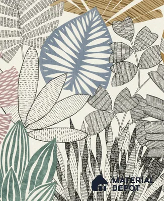 868258 | 10 Meter x 21 Inch  Florals Look Wallpaper - 57 Sq. Ft.