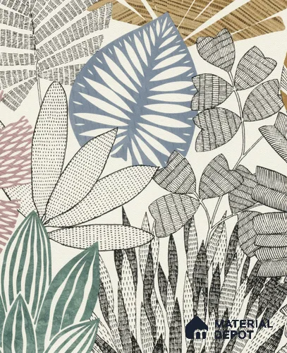 868258 | 10 Meter x 21 Inch  Florals Look Wallpaper - 57 Sq. Ft.